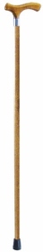 Standard Wood Cane, Derby Style, Walnut Finish 7/8" x 36"